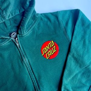 Kids Santa Cruz Zip Up hoodie